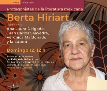 They will recognize the work of Berta Hiriart and its relevance to literature at the Palais des Beaux-Arts |  INBA Press – National Institute of Fine Arts